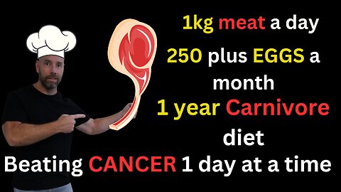 1 year of carnivore diet, 250 plus eggs a month, what are the results? thriving with blood cancer.