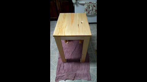 Hand Made End Table