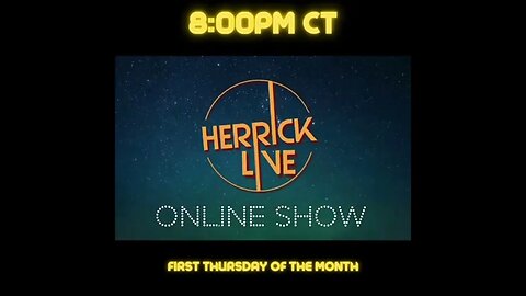 The HERRICK Live Show Airs Tomorrow Night - Set your reminders