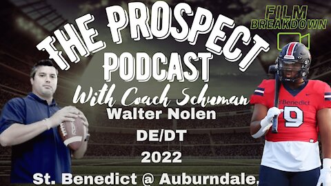 Coach Schuman's Live Prospect Breakdown - 2022 Walter Nolen, DT_DE, St. Benedict at Auburndale