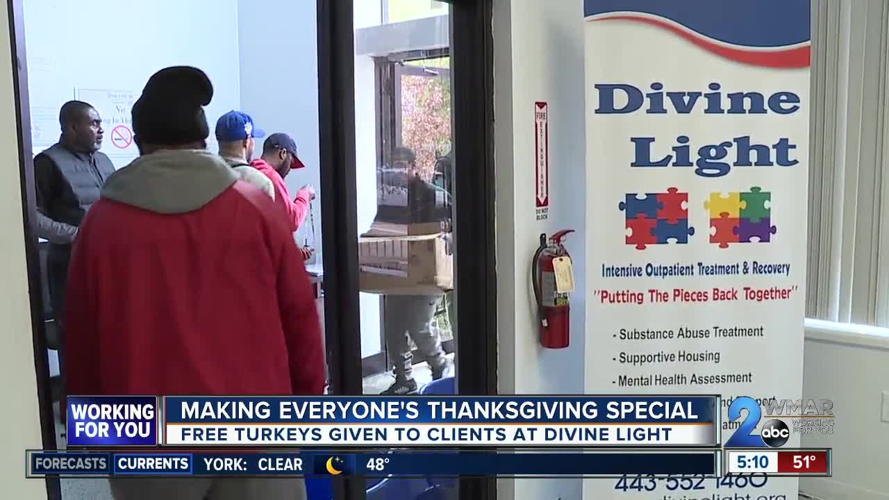200 free turkeys given out on Thursday at substance abuse center