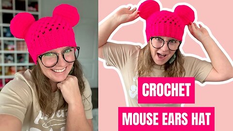 How to Make an Adorable Crochet Mouse Ears Beanie 🐭 Free Crochet Pattern