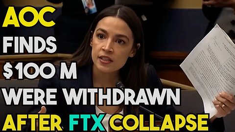 AOC: FTX opened $100M withdrawals for Bahamas only