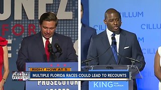 Multiple Florida races could lead to recounts