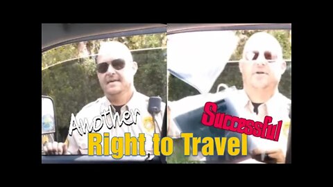 Right to Travel Successful - Department of Agriculture Traffic Stop