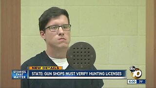 State: Gun shops must verify hunting licenses