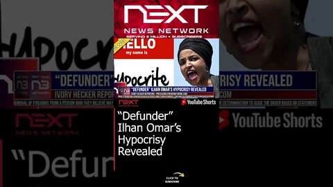 “Defunder” Ilhan Omar’s Hypocrisy Revealed #shorts