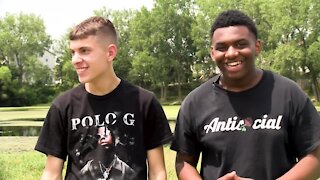 Two Lincoln teens save 7-year-old from drowning in neighborhood pond
