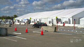 Last day of first doses at South Florida Fairgrounds vaccination site