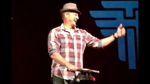 TIM HAWKINS Rides A Segway