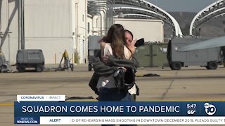MCAS Miramar squadron comes home from deployment to pandemic