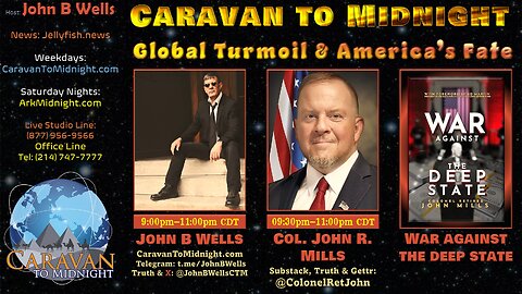 Global Turmoil and America's Fate - John B Wells LIVE