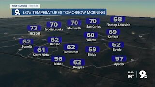 Unseasonably warm for the weekend