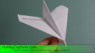 How to fold a paper airplane, The Sprinter