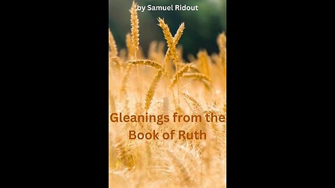 Gleanings from the Book of Ruth, by Samuel Ridout, Chapter 1