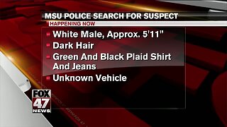 MSU police search for sexual assault suspect