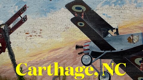 Carthage, NC, Town Center Walk & Talk - A Quest To Visit Every Town Center In NC