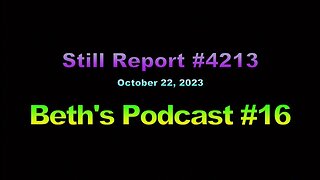 Beth’s Weekly Podcast #16, 4212