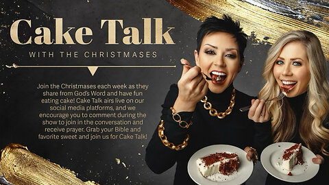 Cake Talk Live! (Pre-Recorded) With The Christmases | April 2, 2024
