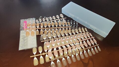 Press On Nails French Tip 192 Piece Kit