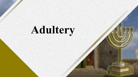 Adultery - God Honest Truth Live Stream 08/11/2023