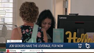 Jobseekers have the leverage, but days are numbered