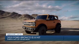 There's reportedly an 18-month waitlist for the all-new Ford Bronco