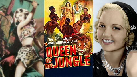 QUEEN OF THE JUNGLE (1935) Mary Kornman, Reed Howes & Lafe McKee | Action | COLORIZED