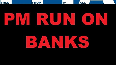 PRE MARKET RUN ON BANKS - $PACW $WAL BIG BANKS + REGIONALS - LIVE STREAMING AT 9AM ET ( + $BBIG )
