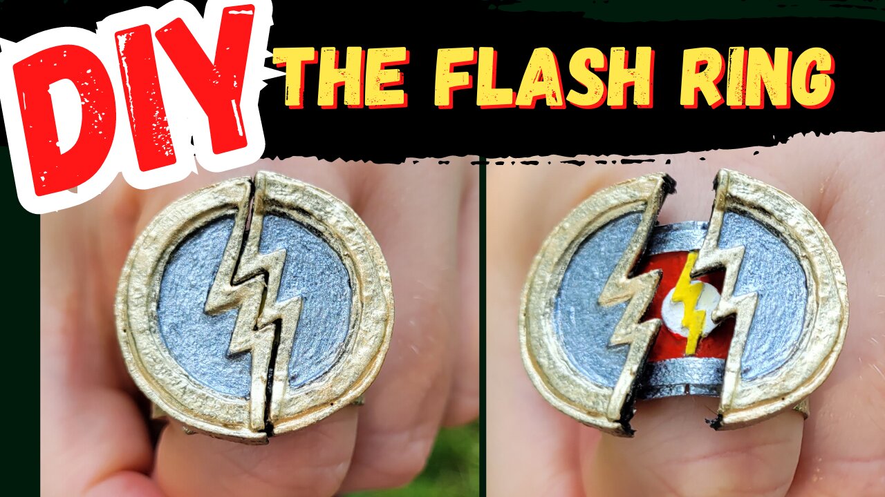 New 2020 Justice League The Flash Copper Ring Can be Opened Lightning Logo  Superhero Cosplay Movie Fashion Jewelry Ring Men GIft