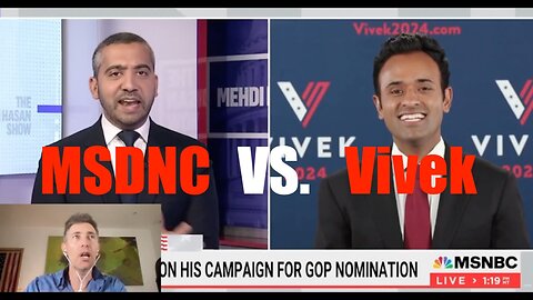 Vivek More Heated than Ever Against "Sad + Pathetic" Medhi Hasan in MSDNC Debate