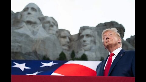 President Trump participates in 2020 Mount Rushmore Fireworks Celebration