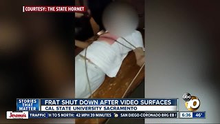 California college frat shut down amid hazing accusations