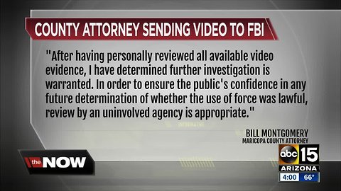 Maricopa County Attorney forwards Glendale tasing incident to FBI for review