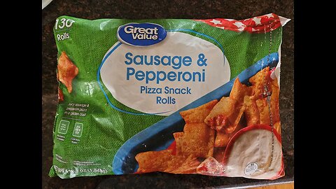 great value sausage & pepperoni pizza snack rolls