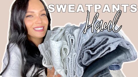 THE BEST SWEATPANTS UNDER $25 TRY ON HAUL | AFFORDABLE SWEATPANTS