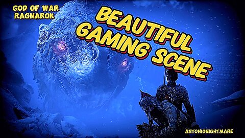 PS5 God Of War Ragnarok 🎮 Beautiful Gaming Scene clip