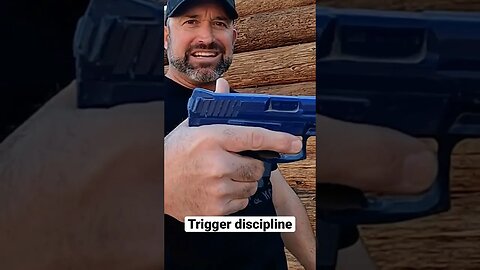 Thoughts on trigger discipline #shorts #gunsafety #firearmstraining