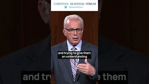 Why should Christians expect persecution?: John MacArthur - #christianresponseforum #johnmacarthur