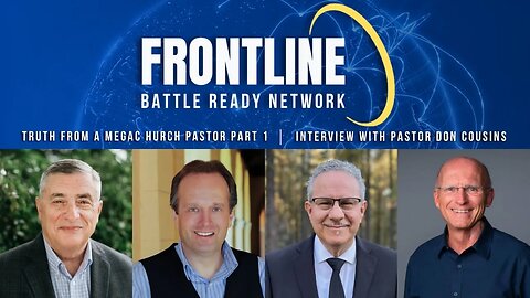Profound Insights Unveiled: Megachurch Pastor Don Cousins on End Times! Don't Miss Out! (Part 2)