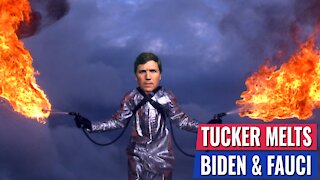 TUCKER MELTS BIDEN AND FAUCI’S FACES OFF IN FLAMETHROWER MONOLOGUE