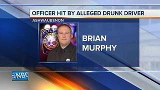 'He's in bad shape:' Ashwaubenon officer recovering after being hit by alleged drunk driver