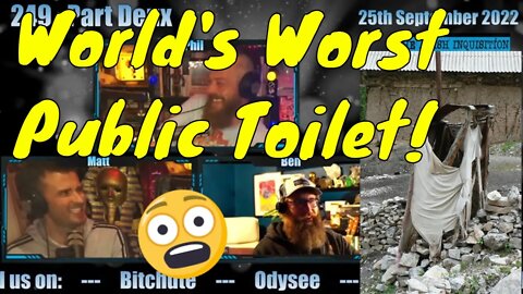 The Worlds Worst Public Toilet, PETA Sex Strike and Brandon Get's Lost: 249 - Part Deux
