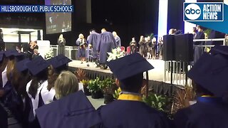 Durant High School athlete paralyzed after car crash walks across graduation stage