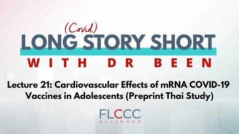 Long Story Short Episode 21: Cardiovascular Effects of mRNA COVID-19 Vaccines in Adolescents (Preprint Thai Study)