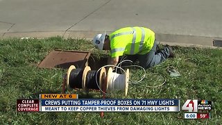 Copper thefts force MoDOT to replace lights