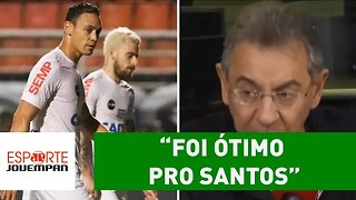 "Foi ótimo pro Santos", diz Flavio Prado sobre empate com Vitória