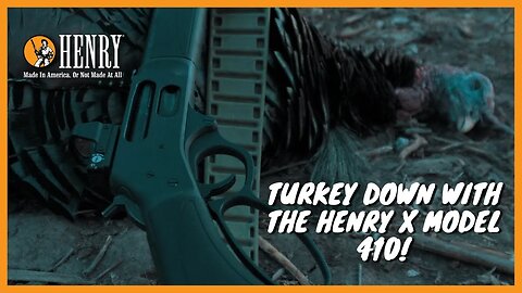 Turkey hunting with the Henry X Model .410 Shotgun? You bet! #huntwithahenry