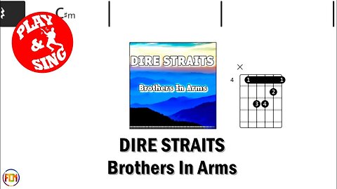 DIRE STRAITS Brothers In Arms FCN GUITAR CHORDS & LYRICS