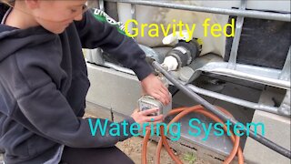 Off-grid Gravity fed Watering System